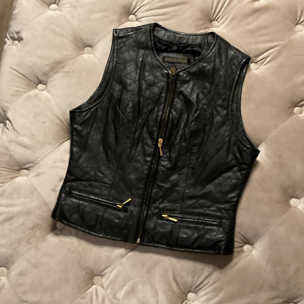 Otello Pelle leather vest